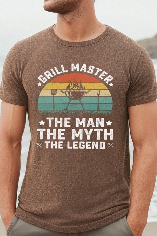 Fathers Day Gifts Grill Master The Man Tee - S. M. & Co. T-Shirt