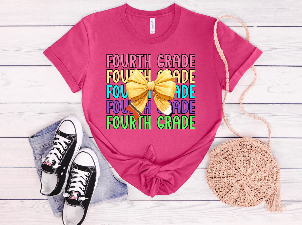 Fourth Grade Bow - S. M. & Co. Shirts & Tops