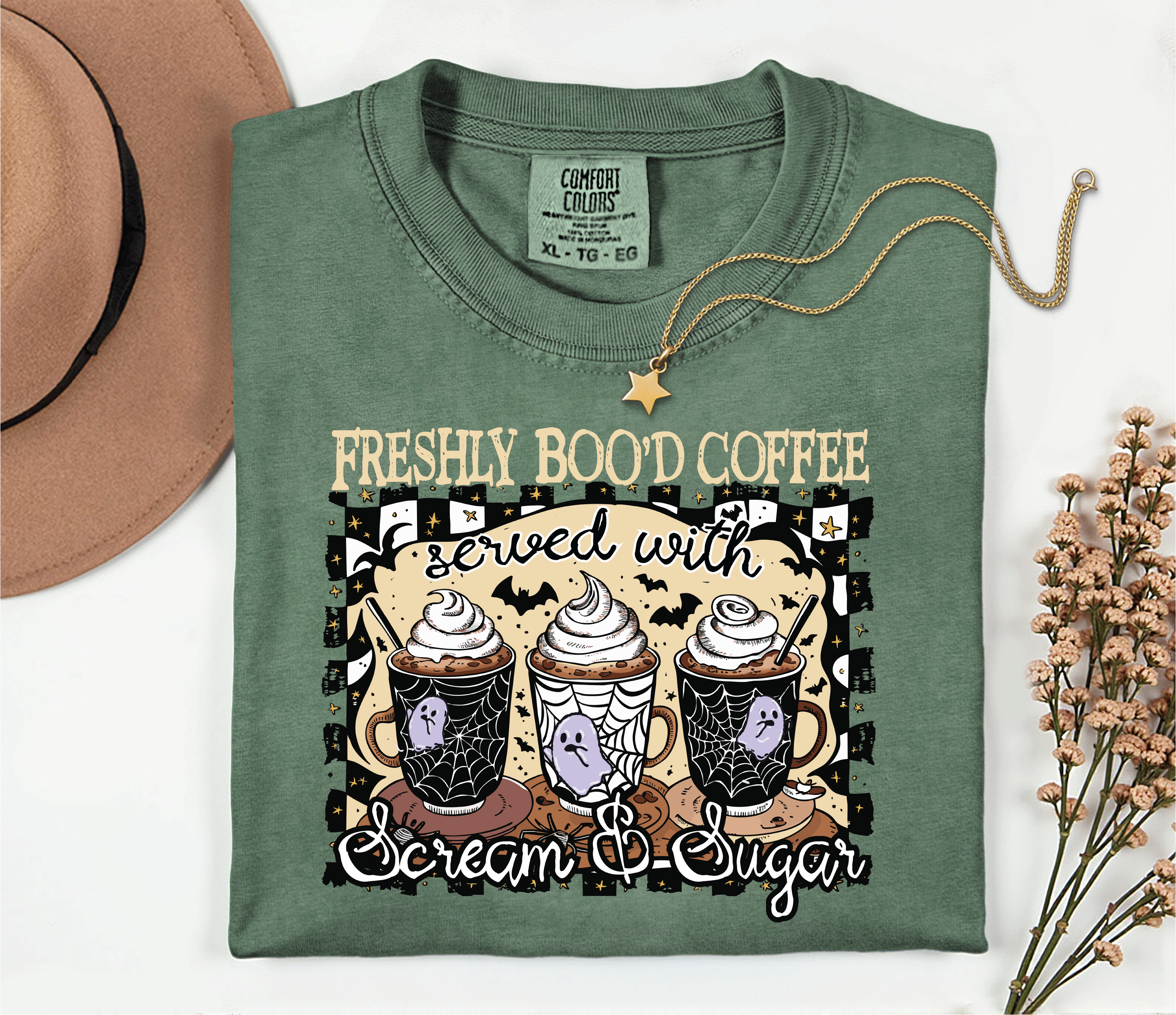 Freshly Booed Coffee- Fall Graphic Tee