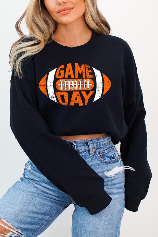 Game Day Football Graphic Fleece Sweatshirts - S. M. & Co.