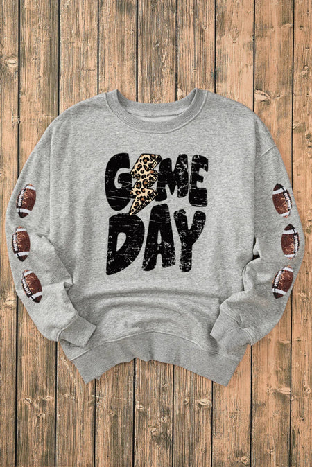 GAME DAY Football Long Sleeve Sweatshirt - S. M. & Co.