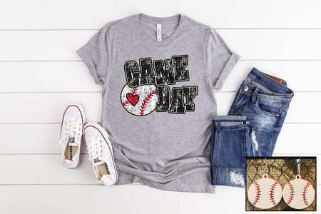 Game Day- Baseball Glitter Look - S. M. & Co. Shirts & Tops