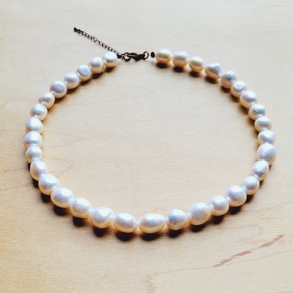 Genuine Freshwater Pearl Collar Necklace Wedding - S. M. & Co. Necklace