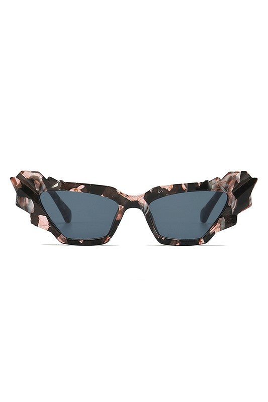 Geometric Irregular Cat Eye Fashion Sunglasses - S. M. & Co.