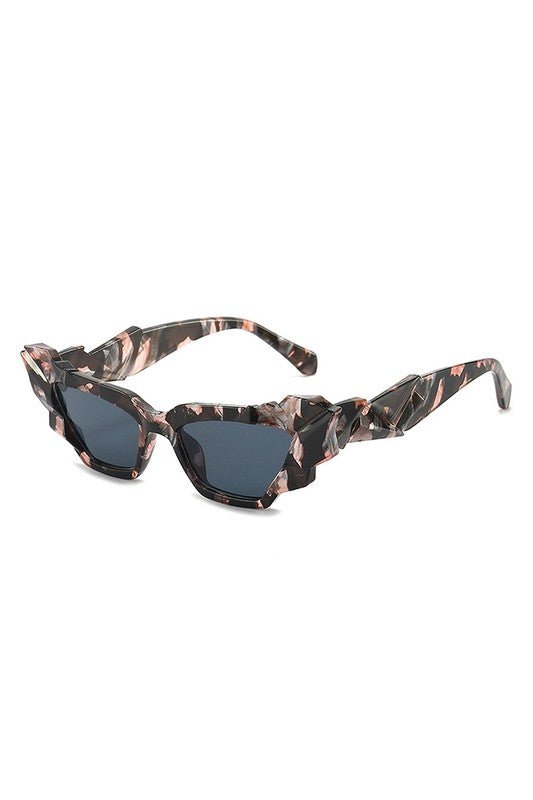 Geometric Irregular Cat Eye Fashion Sunglasses - S. M. & Co.