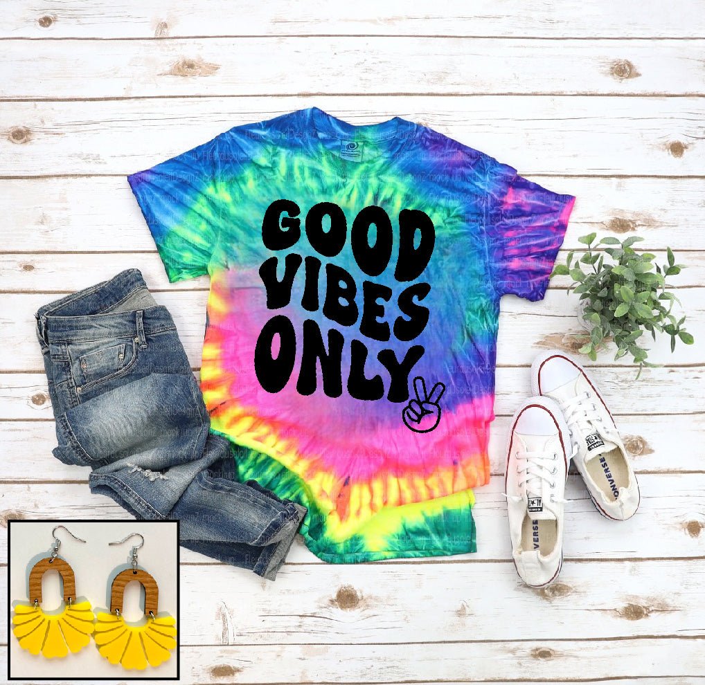 Good Vibes Only- Tee - S. M. & Co. Tops/Tops & Tees