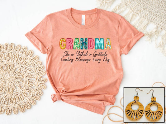 Grandma - Floral Stitch - S. M. & Co.