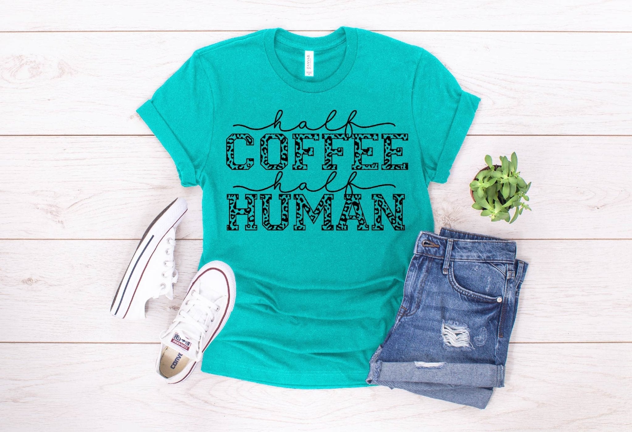 Half Human Half Coffee - S. M. & Co. T-Shirts