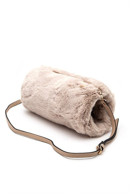 Hand Warmer Faux Fur Crossbody Bag - S. M. & Co.