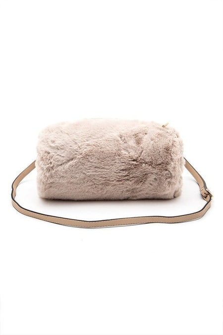 Hand Warmer Faux Fur Crossbody Bag - S. M. & Co.