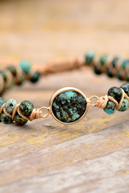 Handmade Beaded Copper Bracelet - S. M. & Co. Bracelet