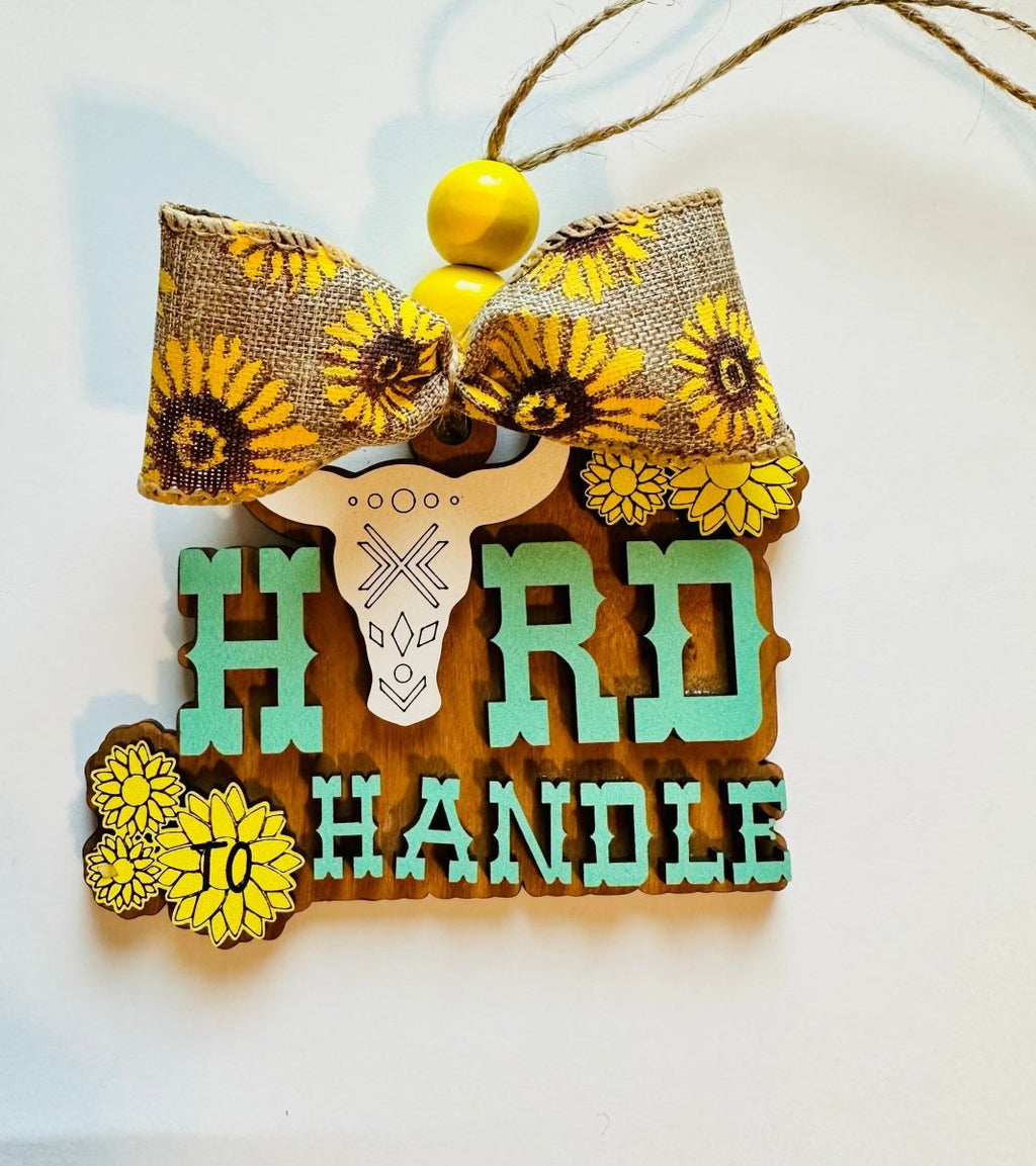 Hard to Handle Car Charm/Bag Tag - S. M. & Co.