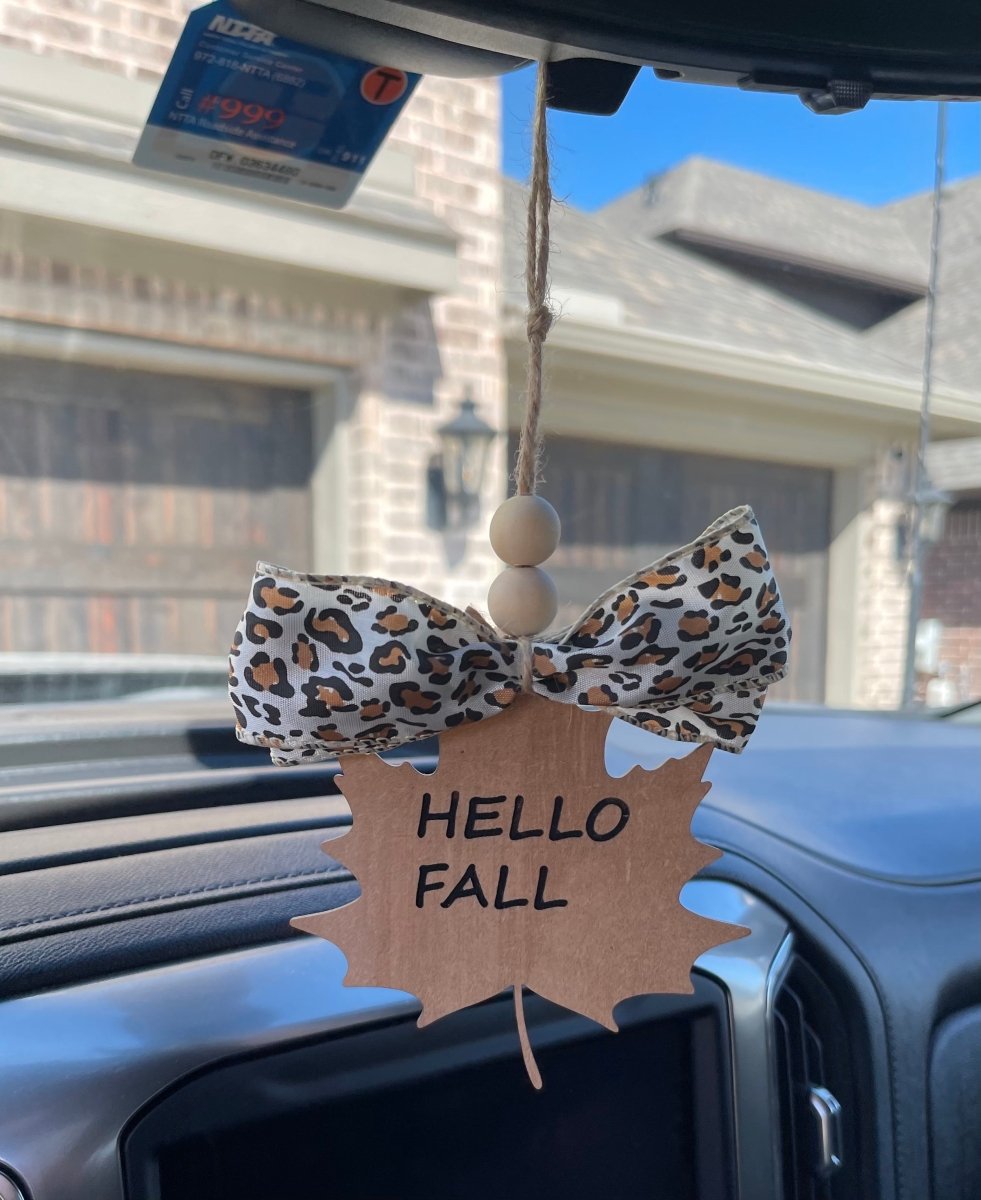 Hello Fall Bag Tag/Car Charm - S. M. & Co.