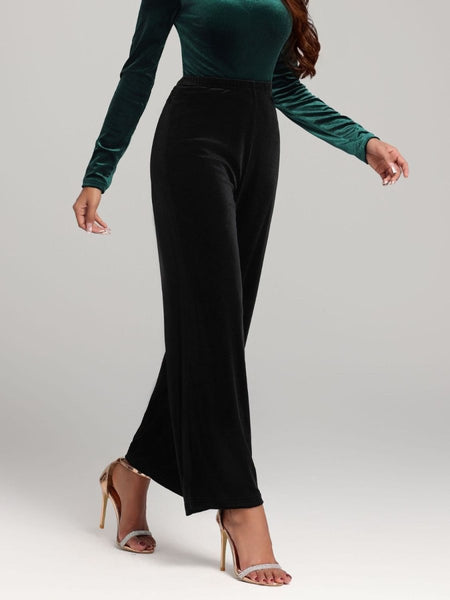 High Waist Wide Leg Pants - S. M. & Co.