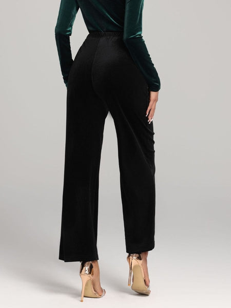 High Waist Wide Leg Pants - S. M. & Co.