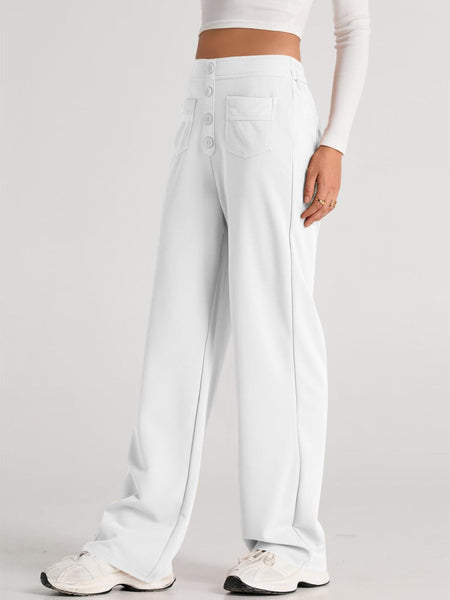 High Waist Wide Leg Pants - S. M. & Co.