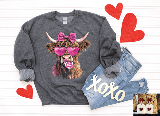 Highland Cow Valentine - S. M. & Co.