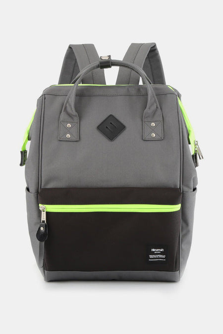 Himawari Contrast Waterproof Backpack Bag with Reinforced Edges - S. M. & Co.