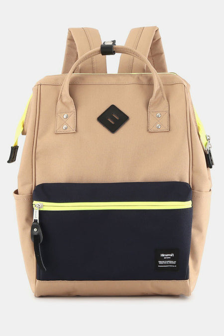 Himawari Contrast Waterproof Backpack Bag with Reinforced Edges - S. M. & Co.