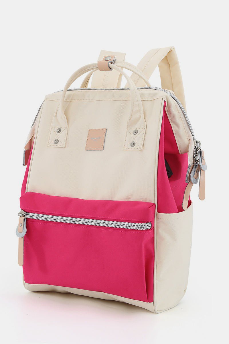 Himawari Water Resistant Canvas Backpack Bag with Side Pockets - S. M. & Co.