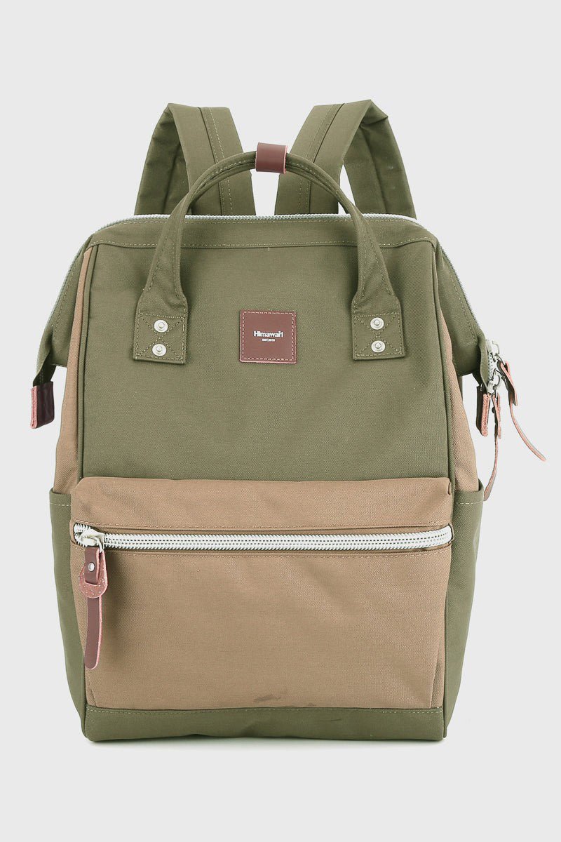 Himawari Water Resistant Canvas Backpack Bag with Side Pockets - S. M. & Co.