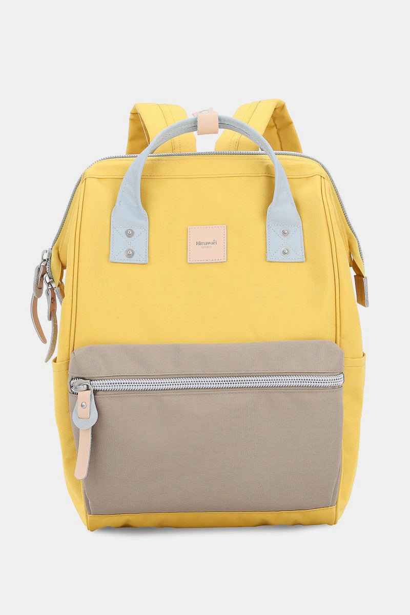 Himawari Water Resistant Canvas Backpack Bag with Side Pockets - S. M. & Co.