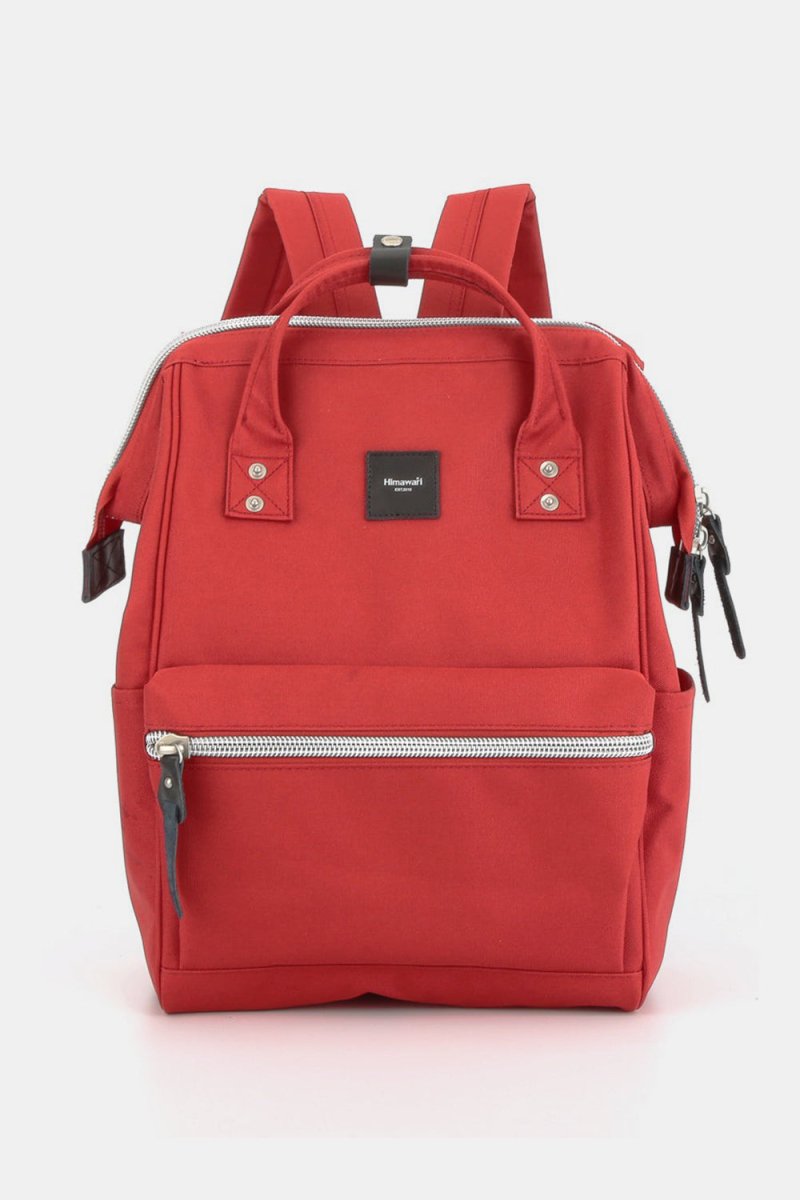 Himawari Water Resistant Canvas Backpack Bag with Side Pockets - S. M. & Co.