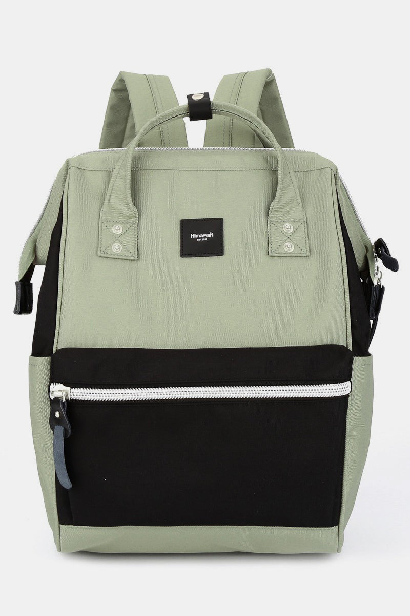 Himawari Water Resistant Canvas Backpack Bag with Side Pockets - S. M. & Co.