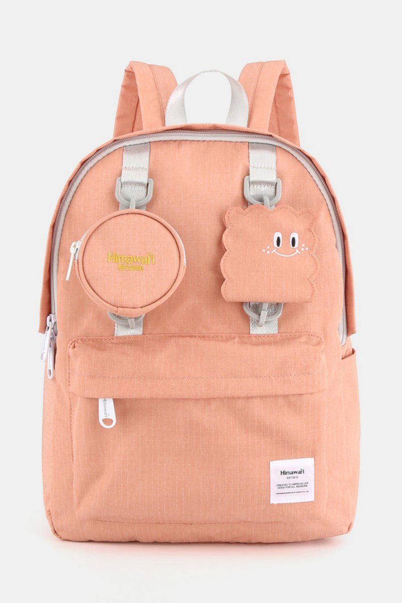 Himawari Waterproof Canvas Backpack Bag with Removable Coin Purse - S. M. & Co.