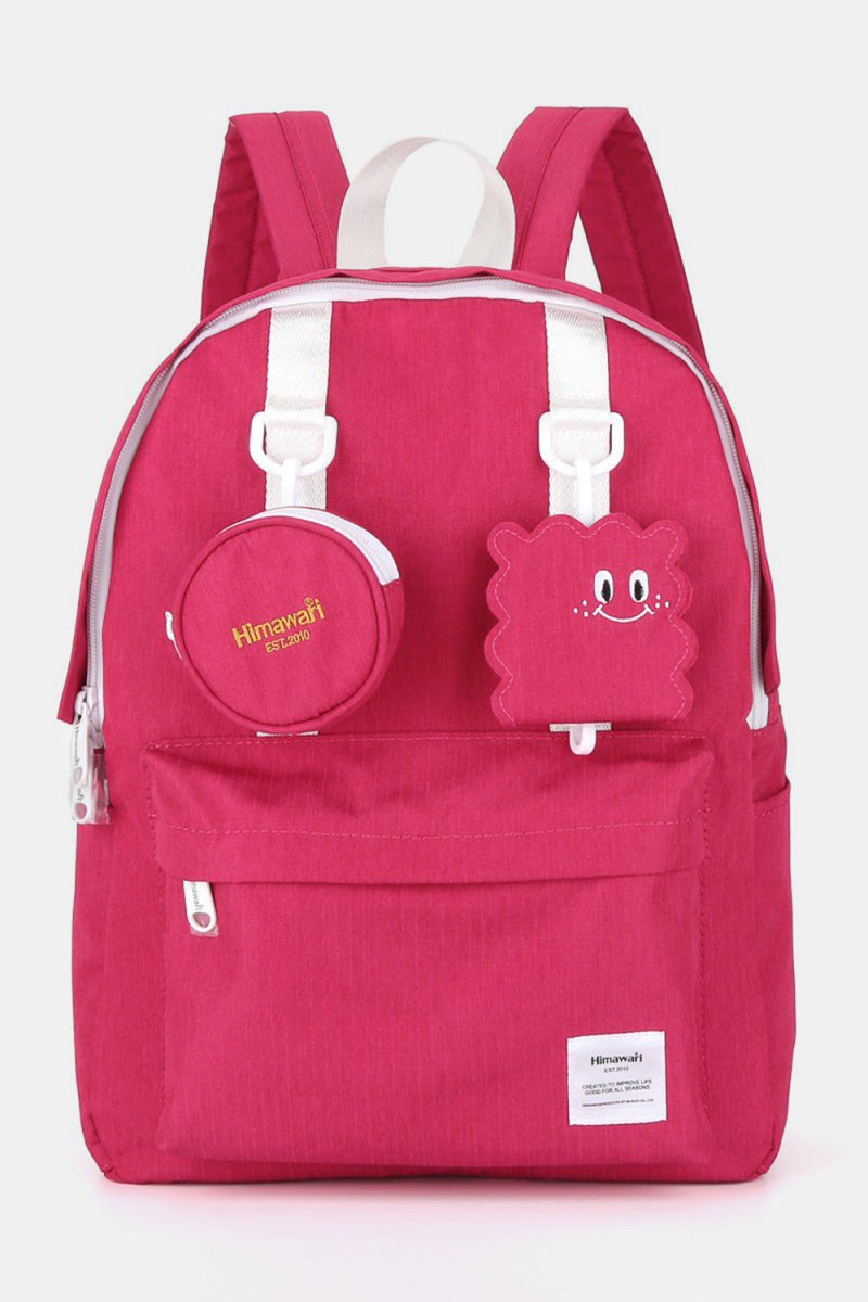 Himawari Waterproof Canvas Backpack Bag with Removable Coin Purse - S. M. & Co.