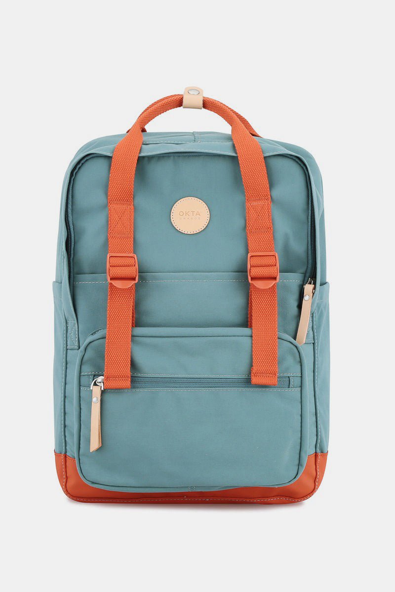 Himawari Waterproof Canvas Backpack Bag with Side Pockets - S. M. & Co.