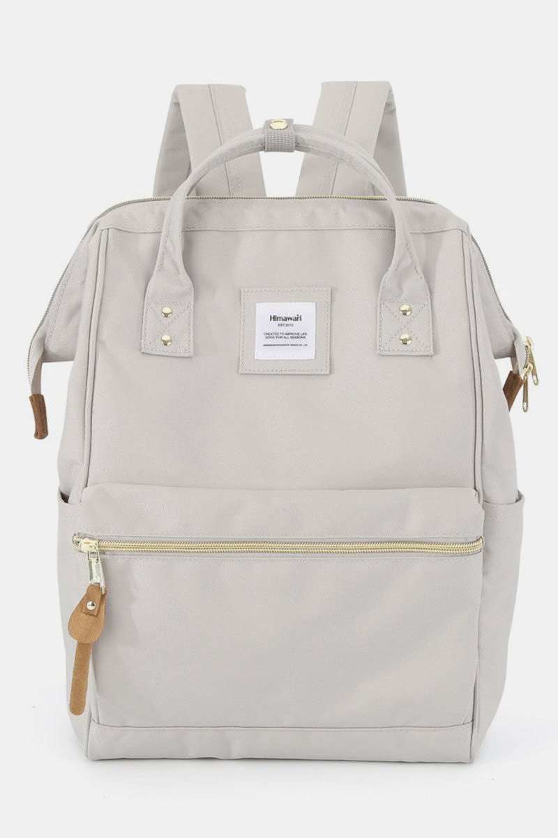 Himawari Waterproof Canvas Backpack Bag with Side Pockets - S. M. & Co.