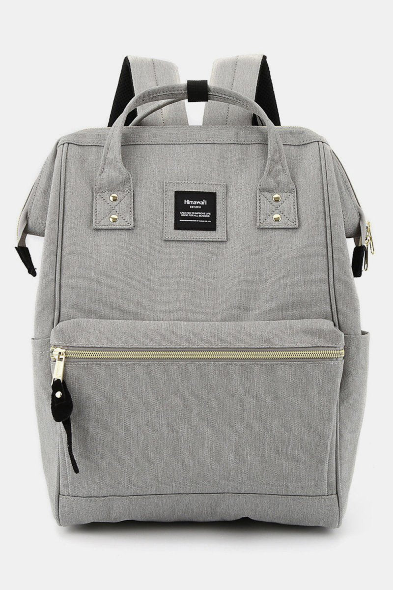 Himawari Waterproof Canvas Backpack Bag with Side Pockets - S. M. & Co.