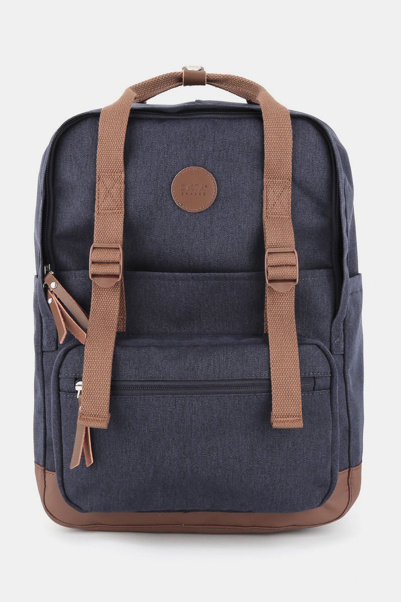 Himawari Waterproof Canvas Backpack Bag with Side Pockets - S. M. & Co.