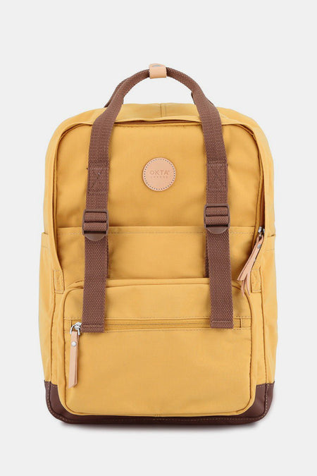 Himawari Waterproof Canvas Backpack Bag with Side Pockets - S. M. & Co.