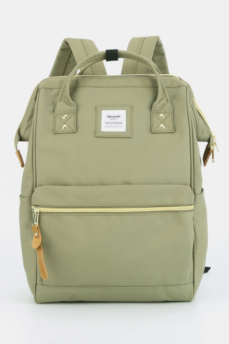 Himawari Waterproof Canvas Backpack Bag with Side Pockets - S. M. & Co.