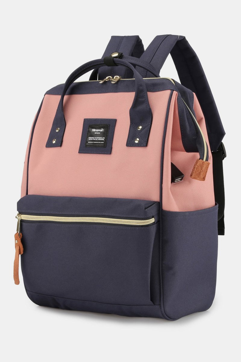 Himawari Waterproof Canvas Backpack Bag with Side Pockets - S. M. & Co.