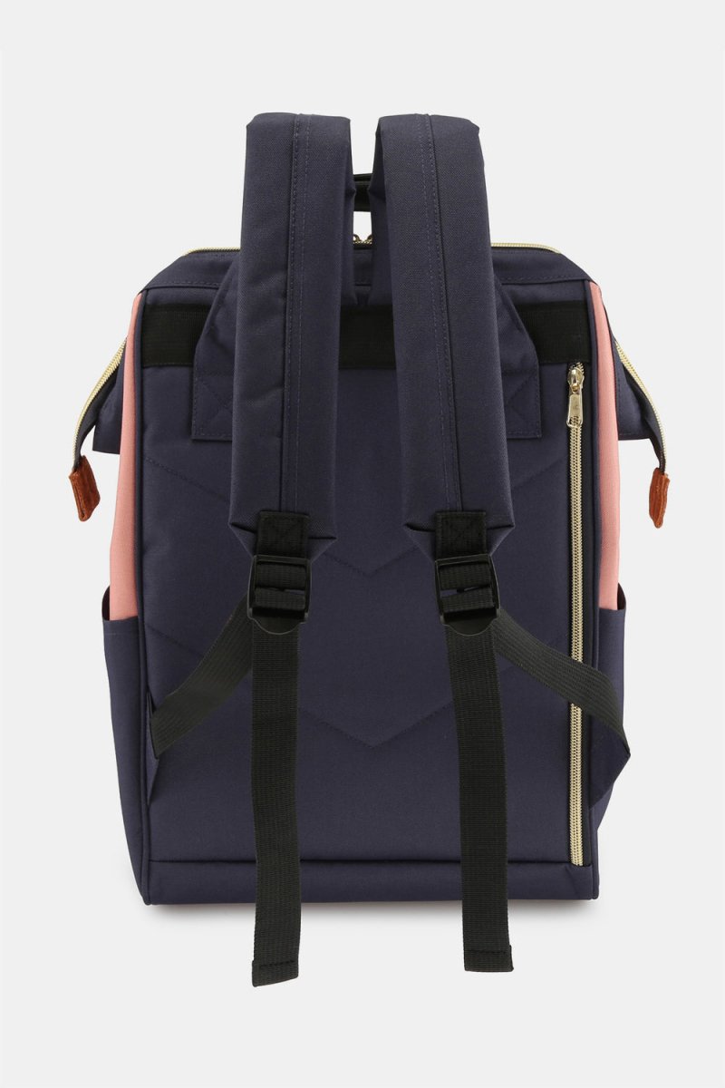 Himawari Waterproof Canvas Backpack Bag with Side Pockets - S. M. & Co.