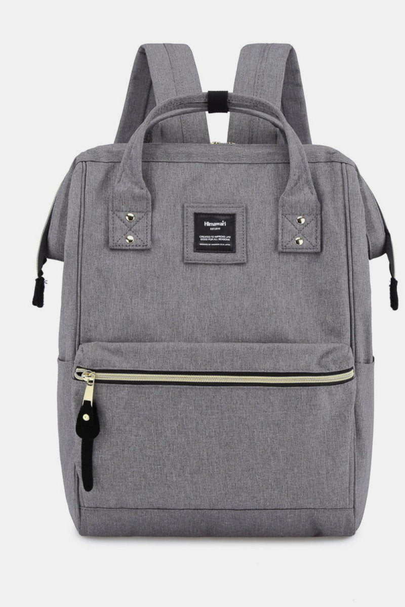 Himawari Waterproof Canvas Backpack Bag with Side Pockets - S. M. & Co.