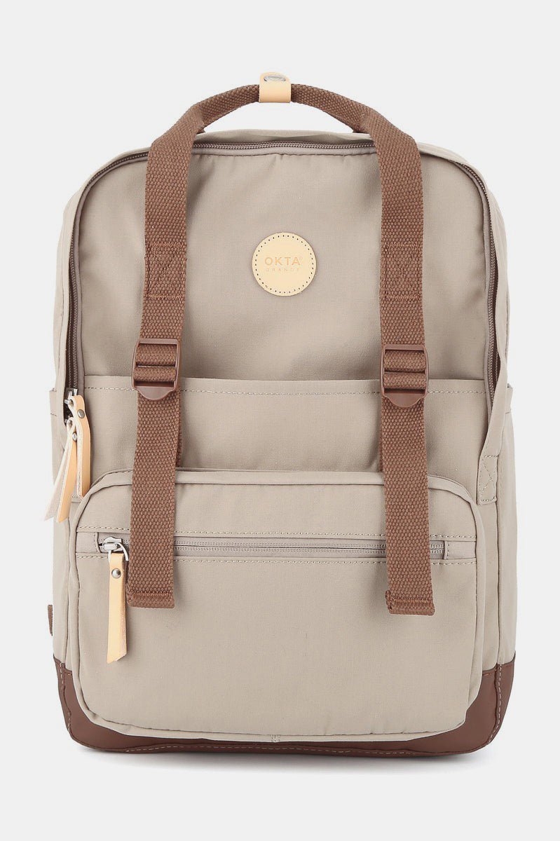 Himawari Waterproof Canvas Backpack Bag with Side Pockets - S. M. & Co.