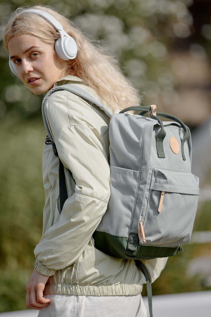 Himawari Waterproof Canvas Backpack Bag with Side Pockets - S. M. & Co.