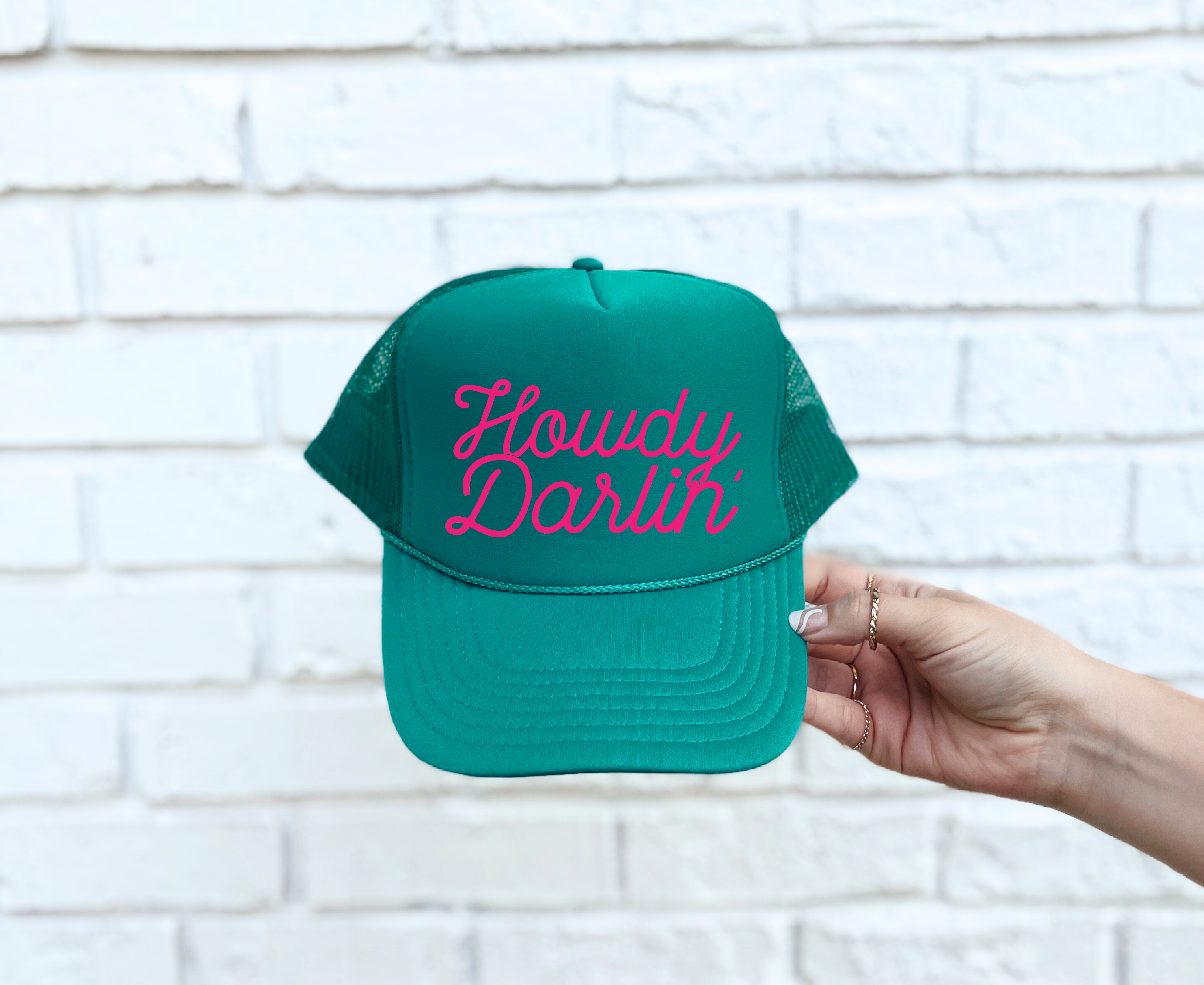 Howdy Darlin' DTF Printed Trucker Hat