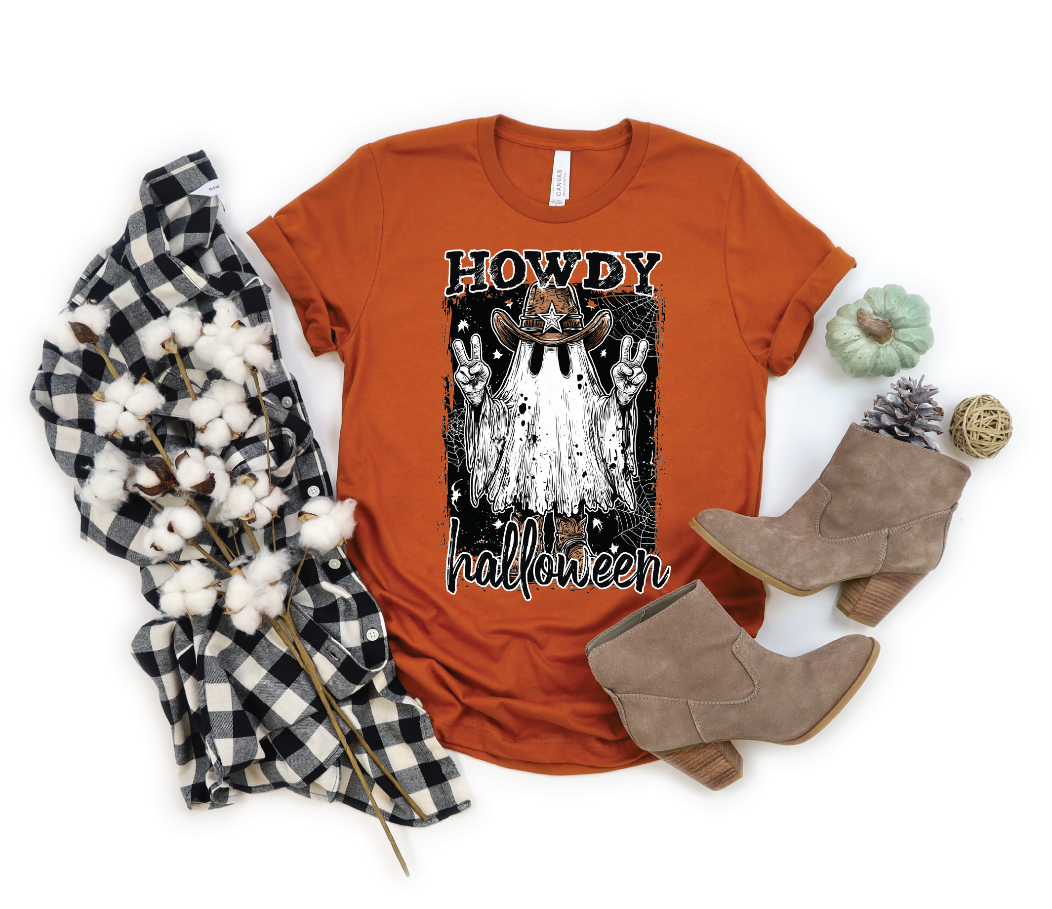 Howdy Halloween- Fall Graphic T-Shirt