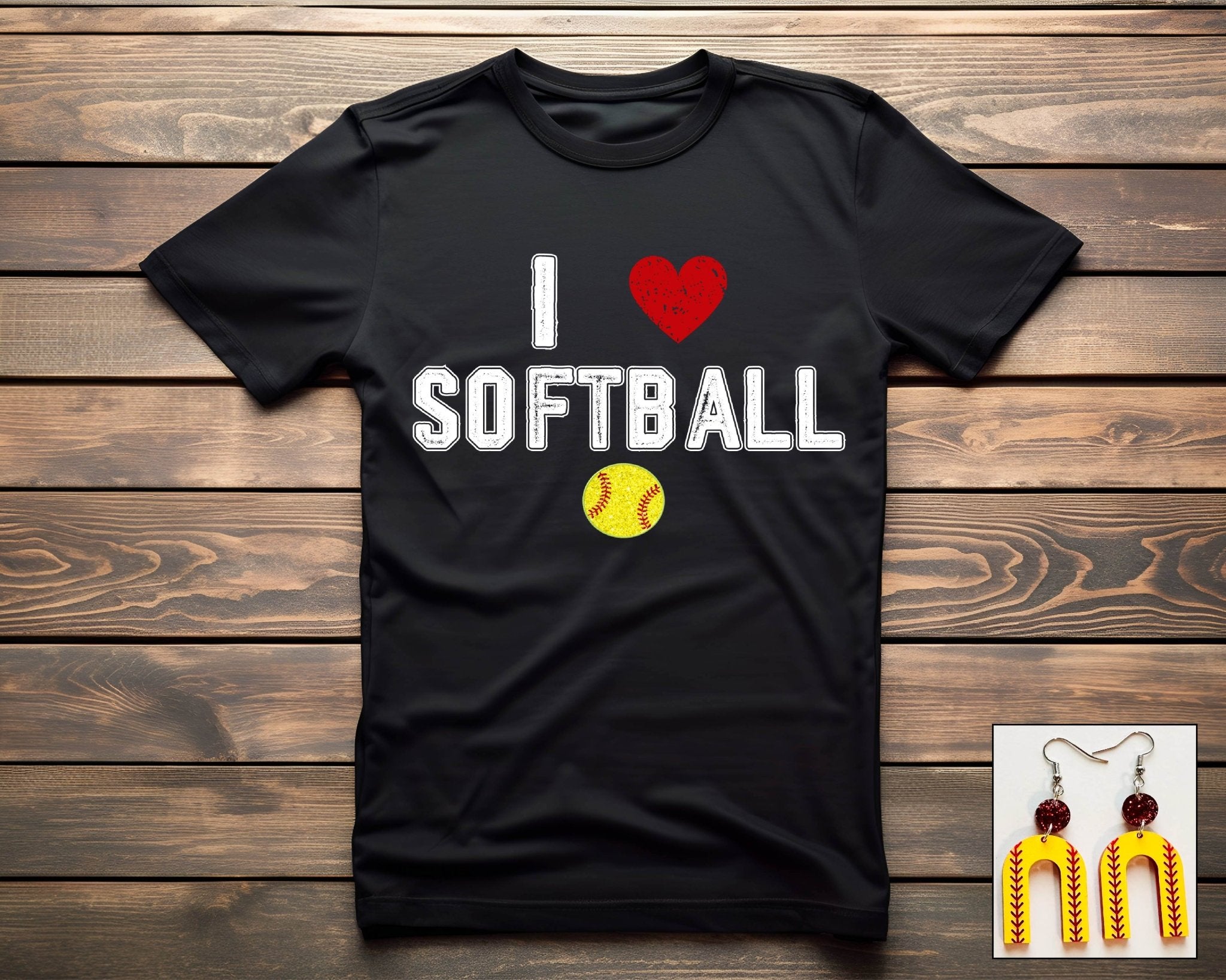 I Heart Softball - S. M. & Co. Shirts & Tops