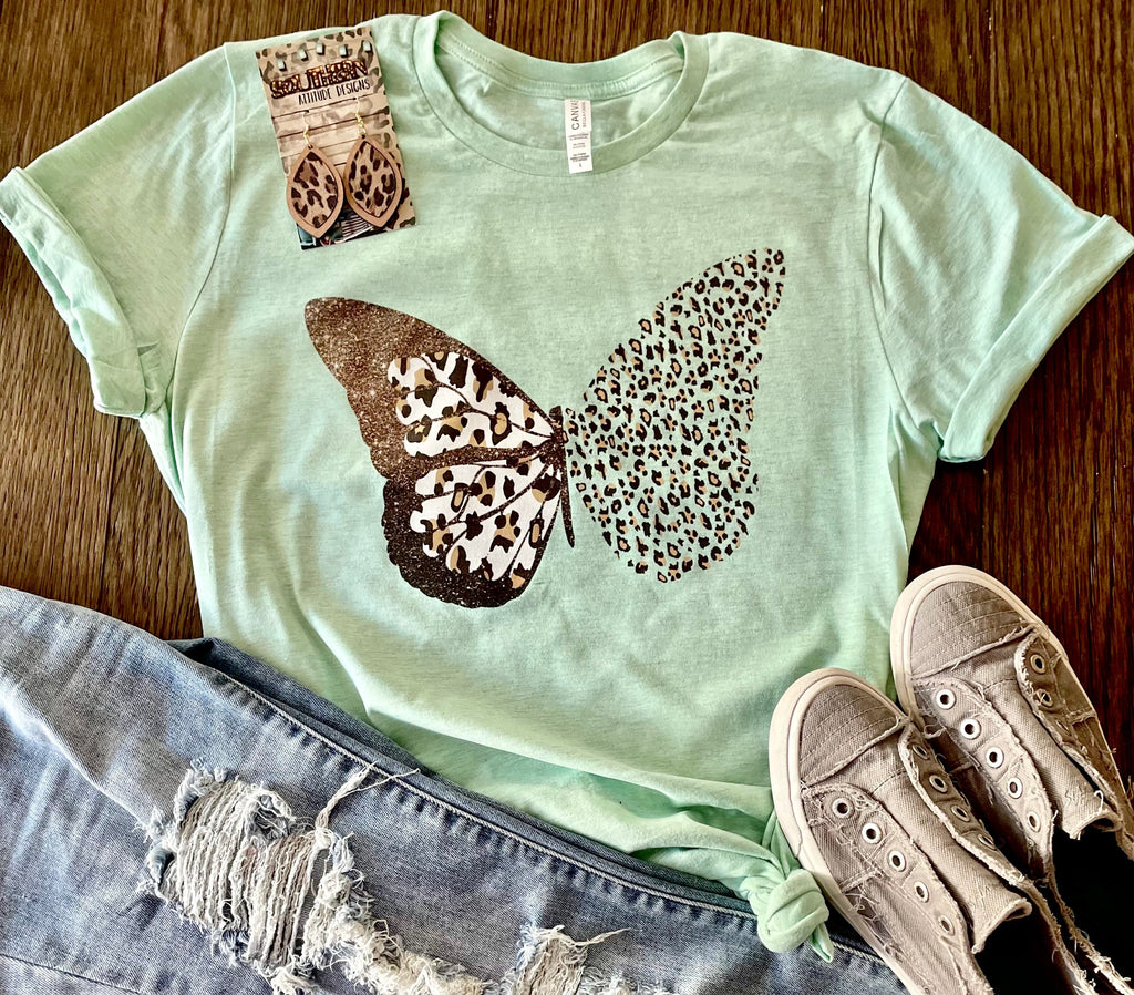 Leopard Butterfly - Mint