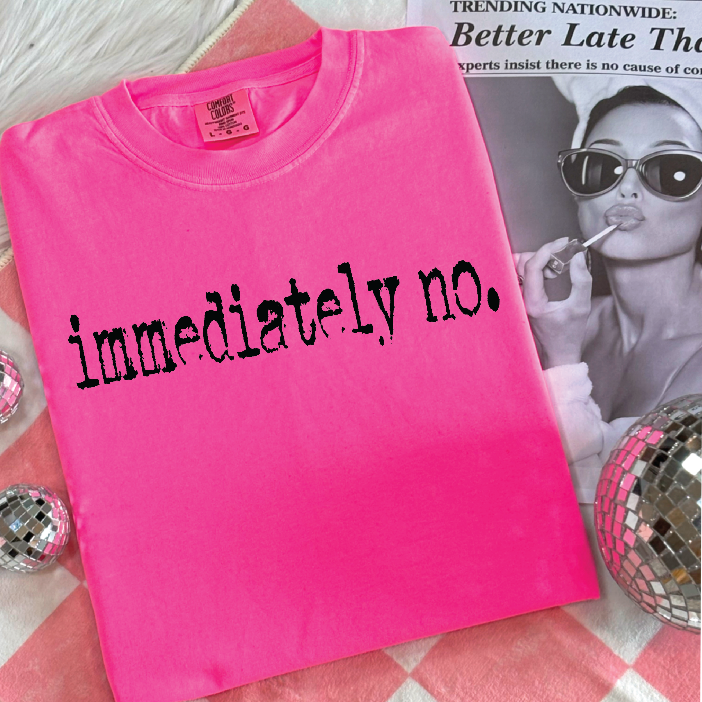 Immediately No Graphic Tee