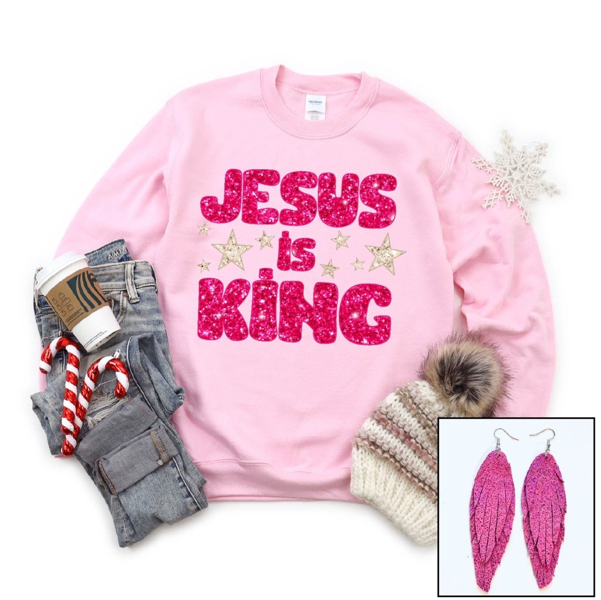 Jesus is King (Glitter Look) - S. M. & Co.