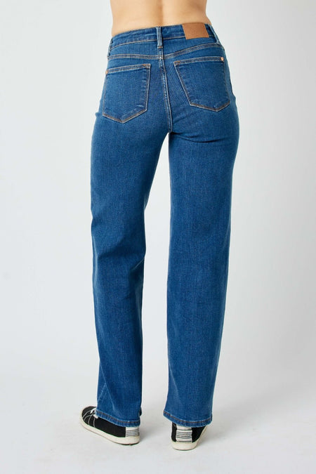 Judy Blue Full Size High Rise Straight Jeans - S. M. & Co. Denim Jeans