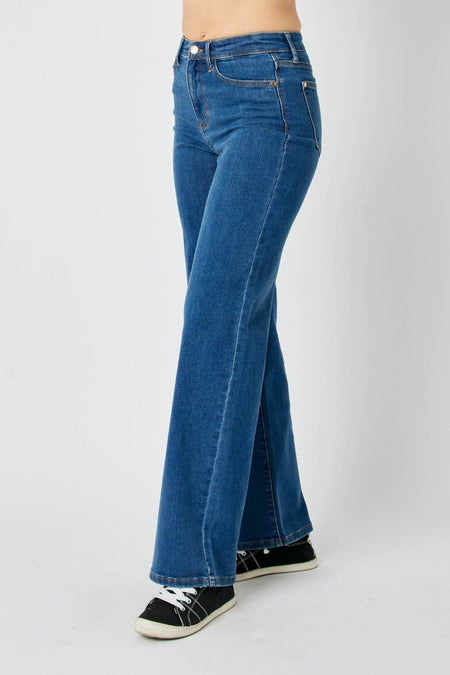 Judy Blue Full Size High Rise Straight Jeans - S. M. & Co. Denim Jeans