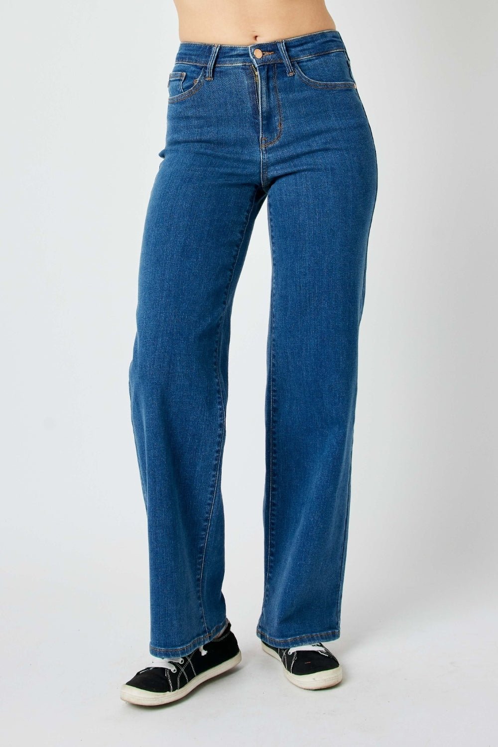 Judy Blue Full Size High Rise Straight Jeans - S. M. & Co. Denim Jeans